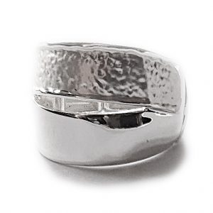 Two Faced Silver Ring
